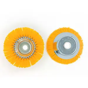 Lawn mower accessories include nylon mowing wheels, mowing heads, steel wire rust removal blades, and weeding discs