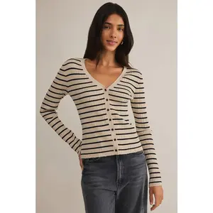 Jordana Stripe Sweater - Sandshell