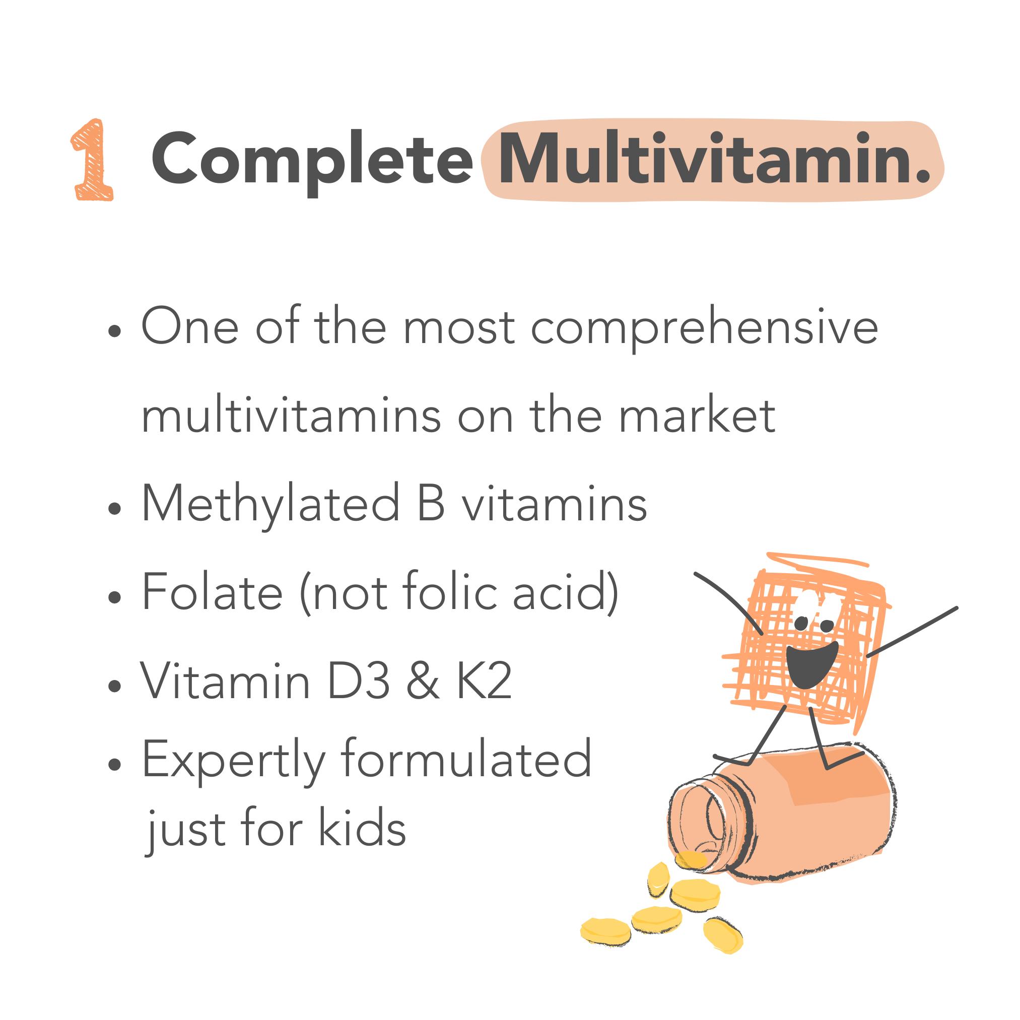 Nurished Mighty Milk All-in-One for Kids - 8g Protein, Multivitamin, Probiotics, Greens - 15-30 Servings - Powder, Lightweight & Energy Boosting Formula