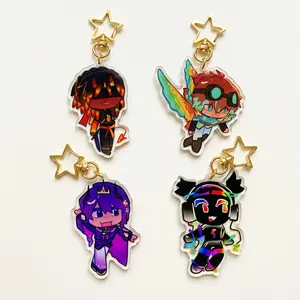 Universe MCYT Yt Translucent Acrylic Keychain, YT portable universe & lifesteal SMP Keychains, Gift Friends