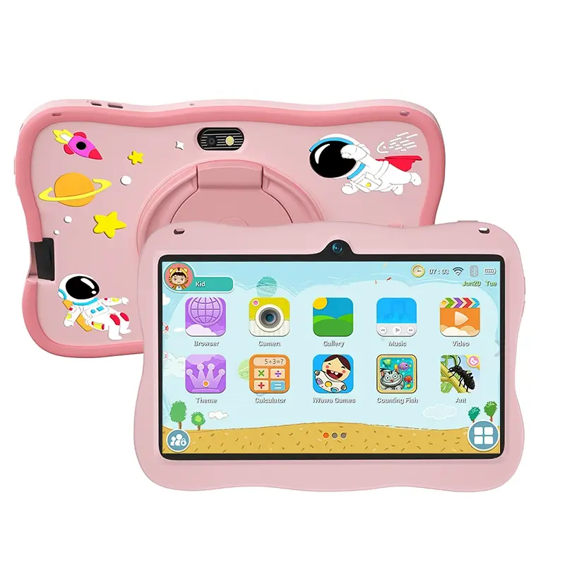 7 Inch Kids Tablet PC, Learning Entertainment Tablet, Quad Core