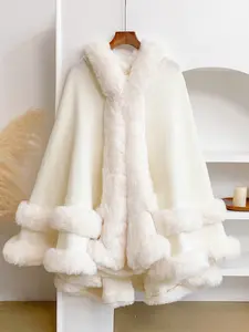Women's Fashion Loose Fur Collar, Perfect Gift Choice for Women, Stylish Accessory for Any Occasion, Fall & Winter Casual Wear, Fluffy Soft Scarf