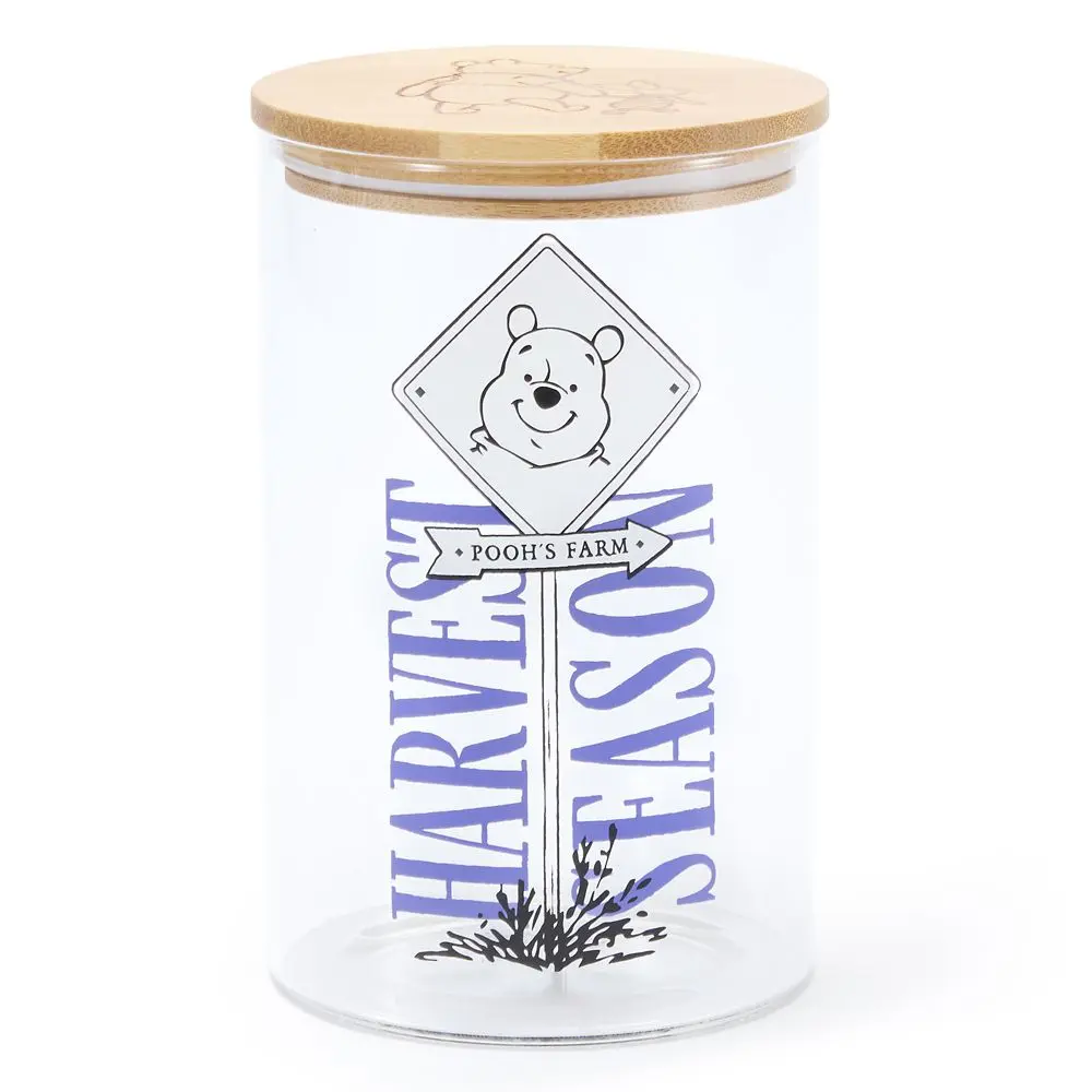 Disney Store Winnie the Pooh Glass Kitchen Canister – Small