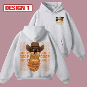 Peanut Bungulator Goop Hoodie – Funny Cowboy Peanut Graphic Hoodie, Unisex Streetwear Pullover, YouTuber Fan Merch, Casual Oversized Hoodie V3