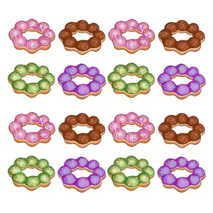 Mochi Donut Stickers  + Cute Stickers + Kawaii Stickers + Strawberry + Ube + Matcha + Chocolate Decor Decorative