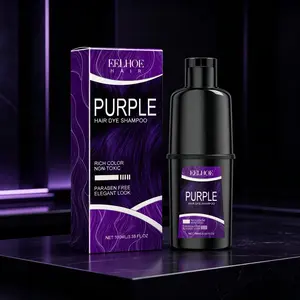 Plant Extract Hair Dye Shampoo Nourishing Care & Long Lasting Healthy Hair Color