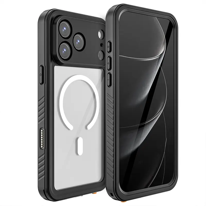 IP68 Waterproof  MagSafe Case for iPhone 17 Series (Pro Max, Pro, 17, Air), Shockproof Dustproof Rugged Cover with Built-In Screen Protector & Lanyard Hole