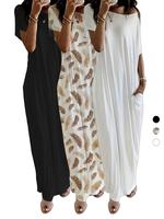 Black * 1 + leopard print feather * 1 + white * 1