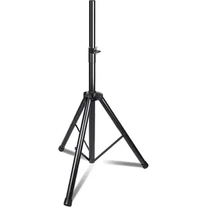 Stage Speaker Stand Tripod, Adjustable Height from 35 to 60 Inch Universal Heavy Duty 35 MM Compatible Insert