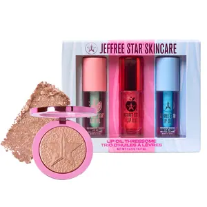 Hydrate & Glow Bundle - Includes Lip Oil 3pc Gift Set & Supreme Frost 'Champagne C***'