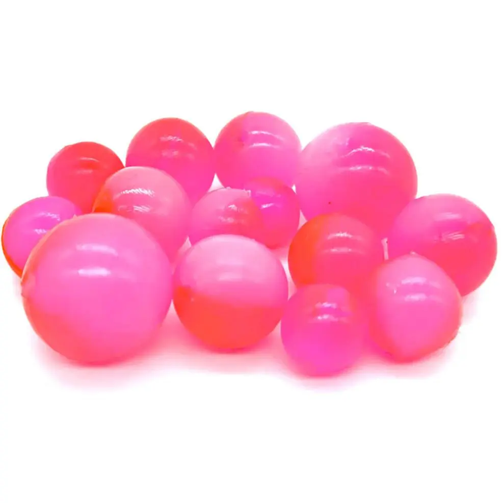 BnR Tackle 12mm Soft Beads, 10-Pack Beads for Crafts, Fishing & Steelhead Use, Neutral Float Design, 10 Soft Beads