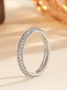 1pcs Valentine's Day Engagement Ring Bridal Rings Eternity Ring Banquet Wedding Daily Wear Women's Jewelry Ring