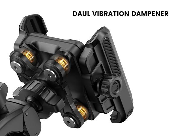 Lamicall Motorcycle Bike Phone Mount - [Upgrade Vibration Dampener] [Camera Friendly] Bike Phone Holder Handlebar Clamp, Bicycle Cell Phone Mount, iPhone 17 16 Pro Max, Galaxy S25 Ultra, 6-7.2" Phones