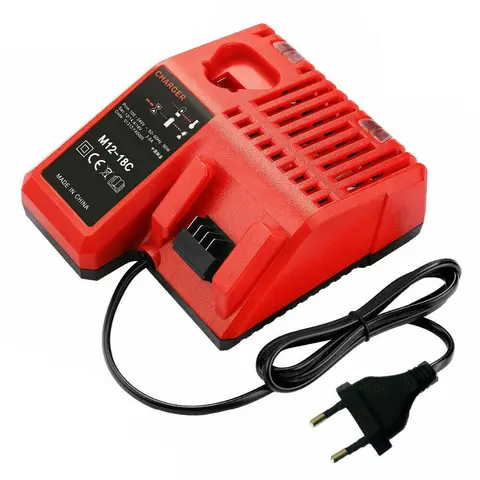 Replacement Charger for Milwaukee M12 & for M18 Rapid Charging Charger for Milwaukee 12V-18V XC Lithium-Ion Electrical Tools Battery Power Charger