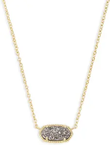 Kendra Scott Elisa Pendant Necklace for Women, Fashion Jewelry, 14K Gold-Plated