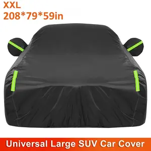 Car Windshield Cover,Heavy Duty Waterproof Full Car Cover All Weather Protection Outdoor Dustproof， Car Windshield Sunshade, Front Windshield Sunshade, Anti-UV Snowproof Full Protection Double Sided Windscreen Cover, Sun Snow Ice Universal Shields