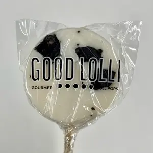Good Lolli Cookies & Cream Lollipop - Gourmet  Candy Sweet Snack