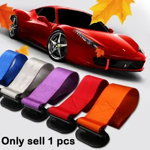 180° Rotating Car Trailer Rope, 1 Count Durable Nylon Exterior Accessories, Enhance Appearance Aesthetics, Car Accessories for Bumper Decoration, Car Essentials, Auto Accessories