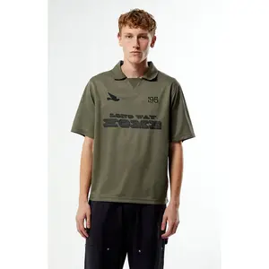 Pacsun Men's Olive Long Way Home Mesh T-ShirtÂ