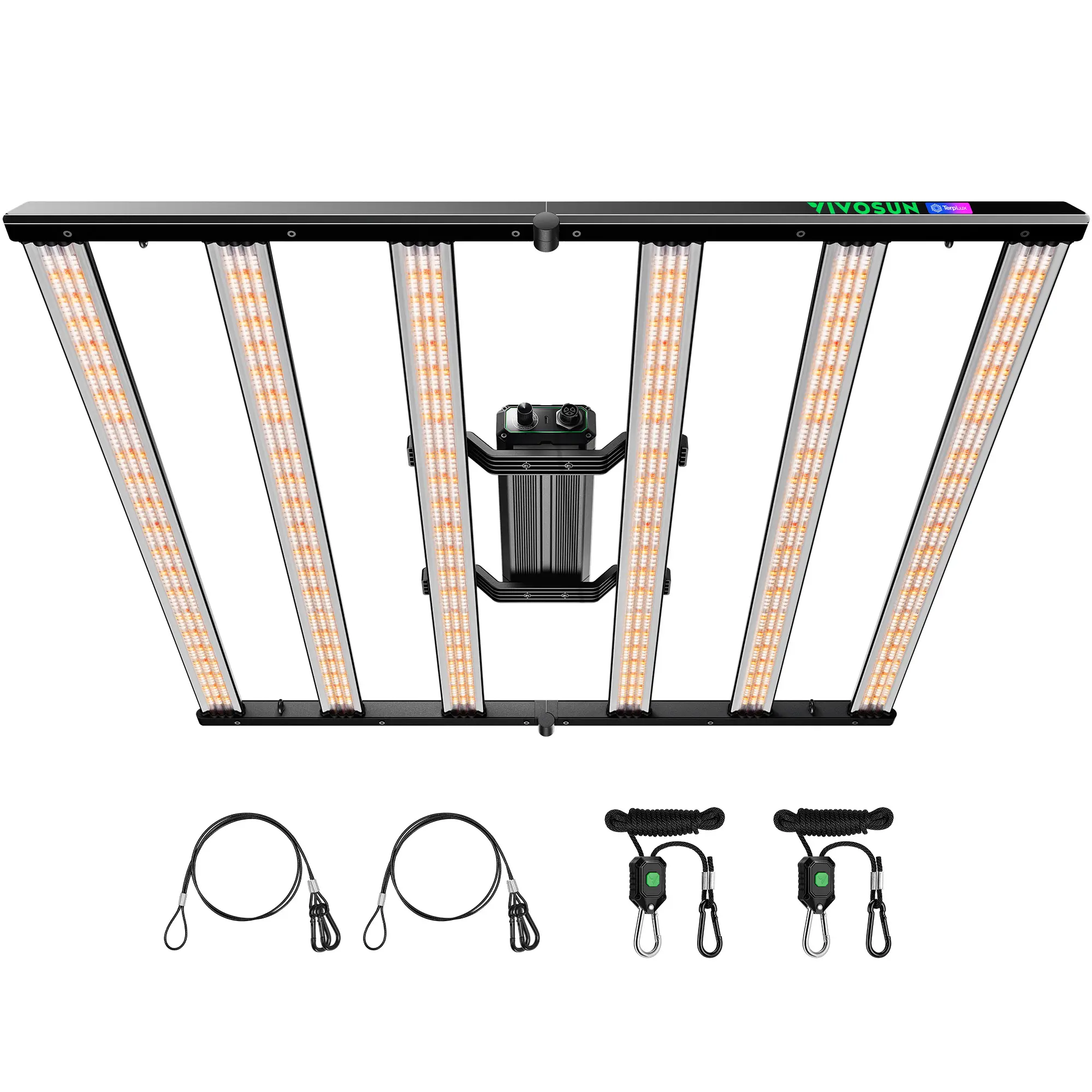 VIVOSUN LumaLight 320W/500W/750W LED Grow Light, Full Spectrum Indoor Plant Light with Deep Canopy Penetration, Smart Dimmable LED Bar Lamp for Vegetables, Herbs, Flowers, 3x3ft/4x4ft/5x5ft Coverage, GrowHub Compatible