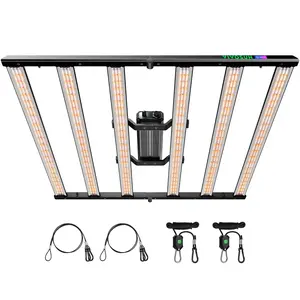 VIVOSUN LumaLight 320W/500W/750W LED Grow Light, Full Spectrum Indoor Plant Light with Deep Canopy Penetration, Smart Dimmable LED Bar Lamp for Vegetables, Herbs, Flowers, 3x3ft/4x4ft/5x5ft Coverage, GrowHub Compatible