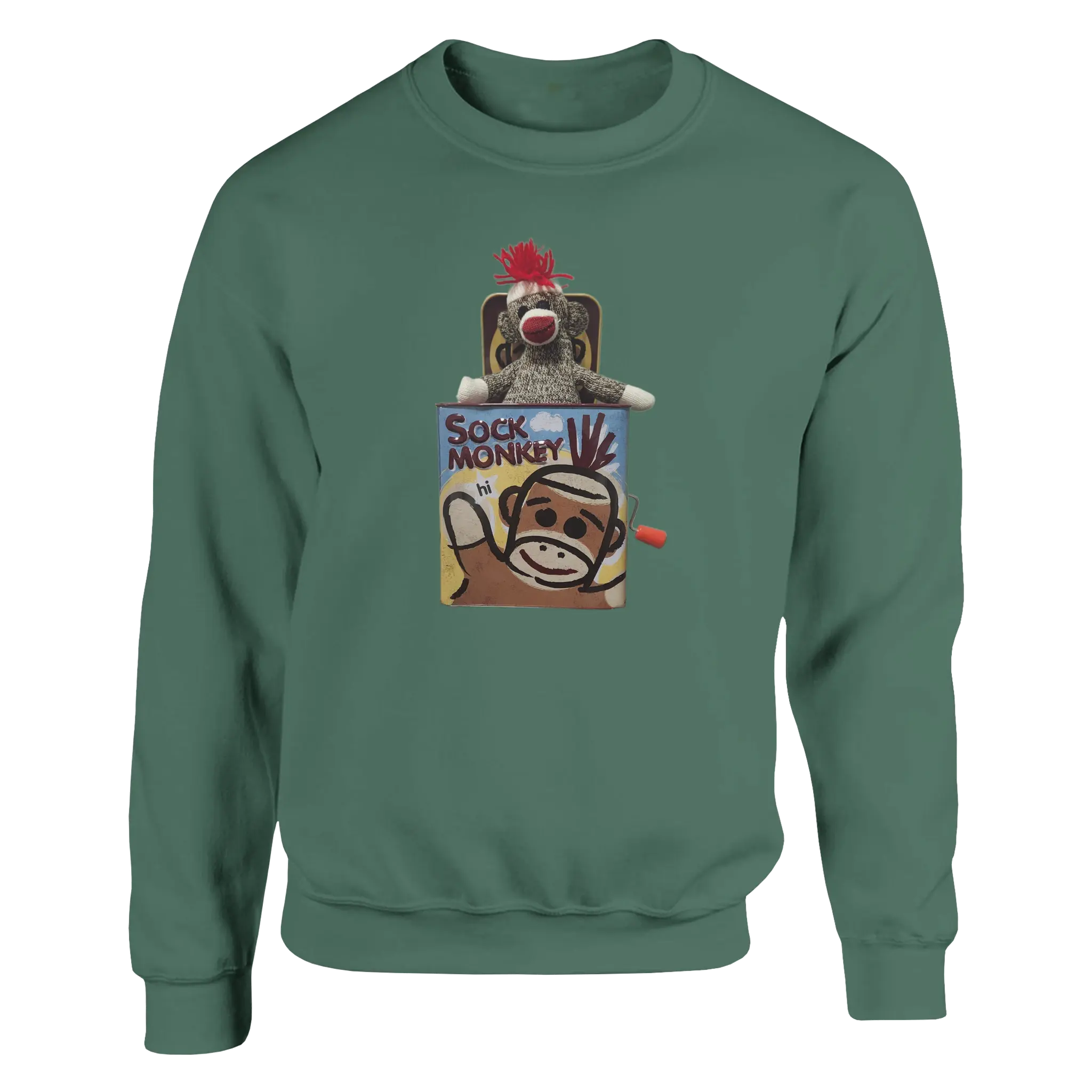 Sock Monkey Premium Unisex Crewneck Sweatshirt, Tops, Garment, Menswear, Stylish
