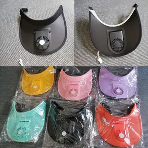 USB Chargeable Sun Hat with Fan for Women and Men - Wide Brim Protection Visor Cap