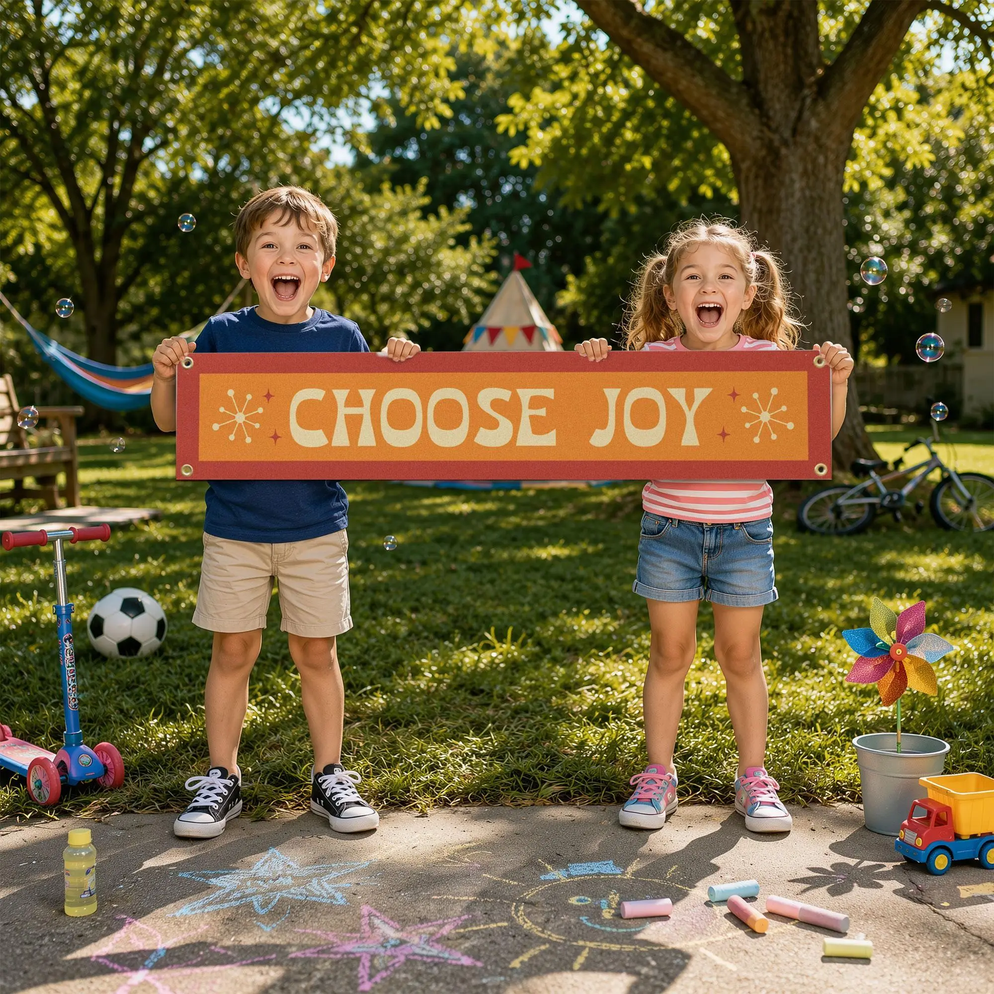 Choose Joy Felt Banner