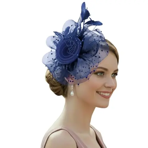 Fascinator: Navy
