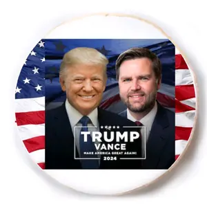 Donald Trump & Kamala Harris Election Day  sugar cookies