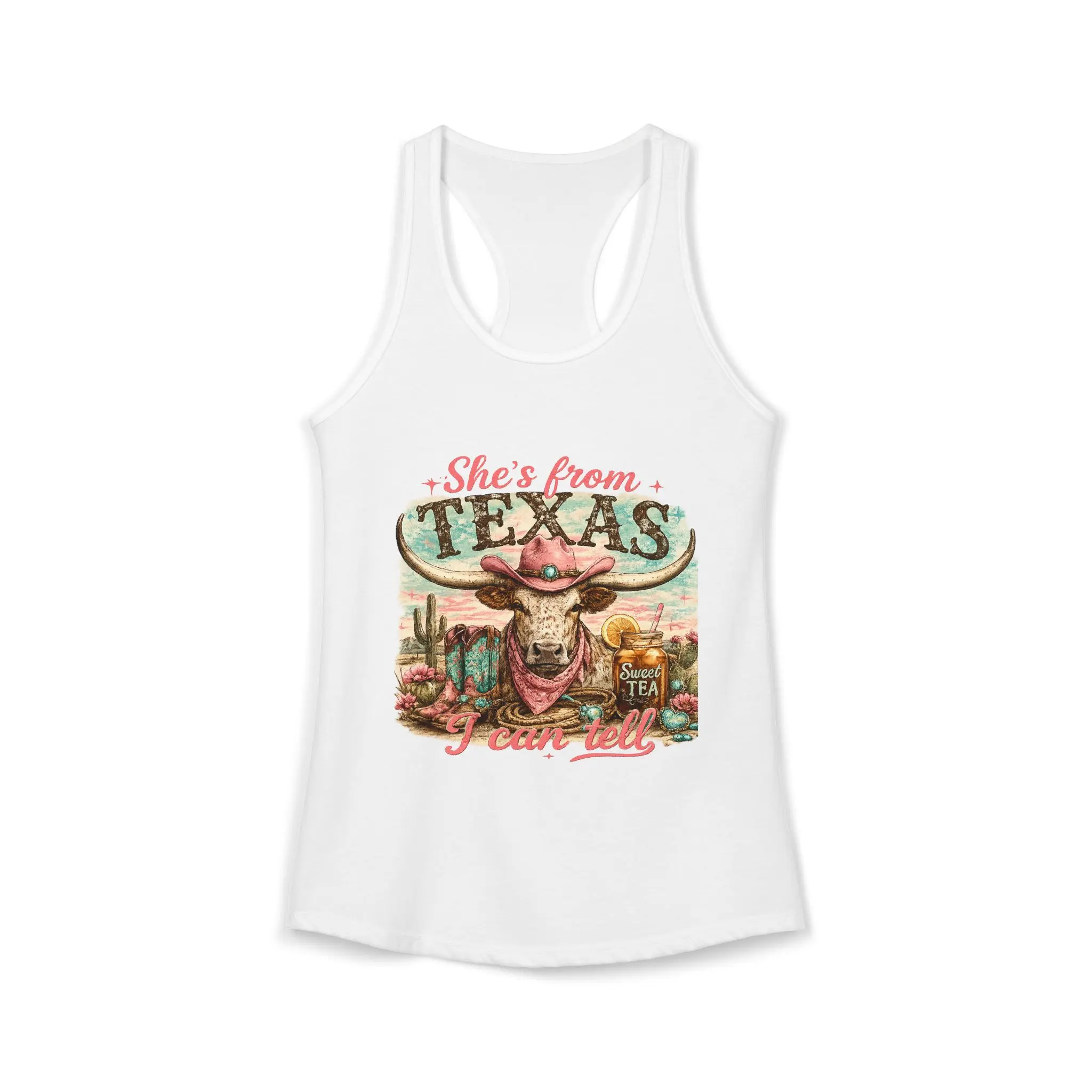 She's from Texas Tank top