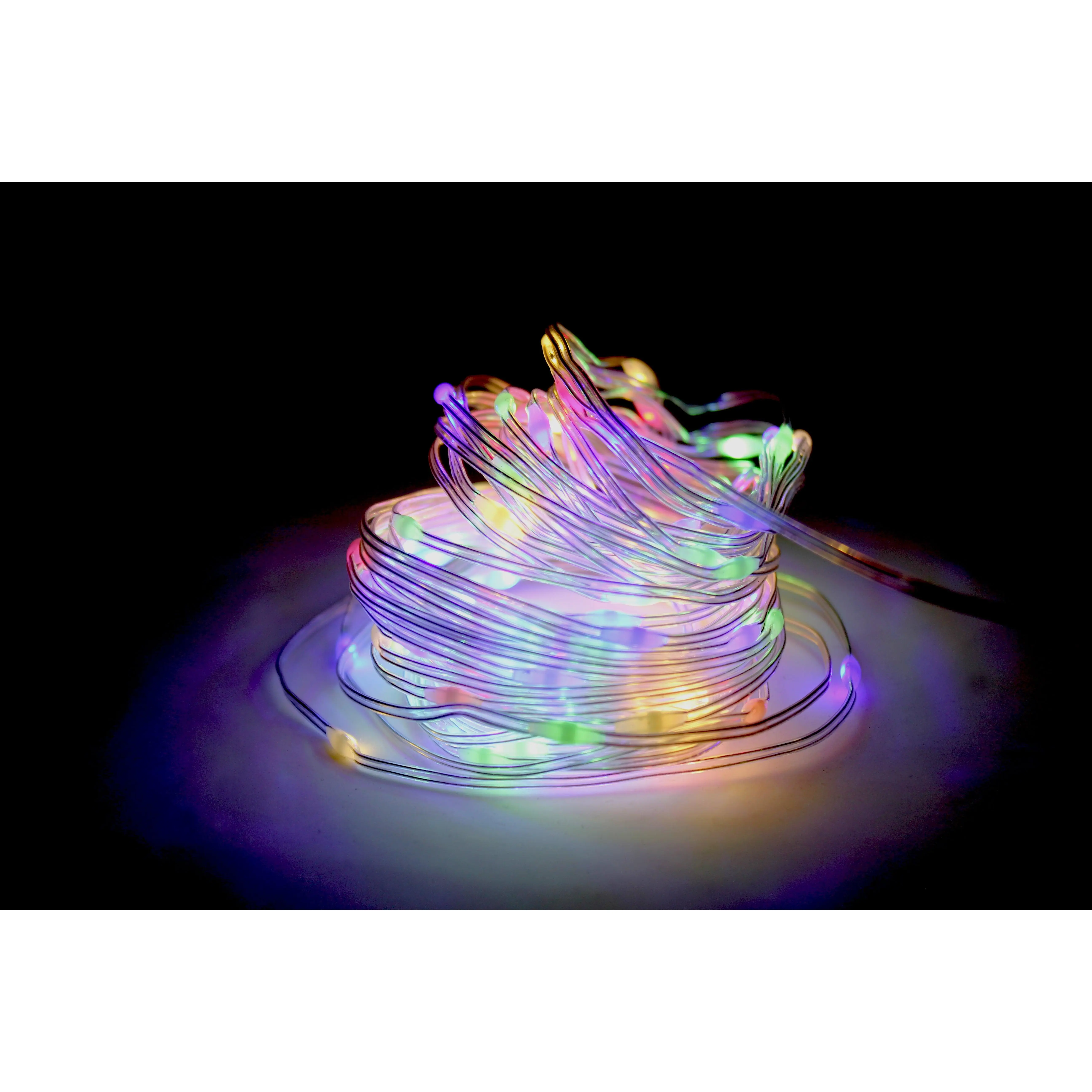 Perfect Holiday 32FT 100 LED Multicolor Firefly String Lights Plug-In Decorative Lighting