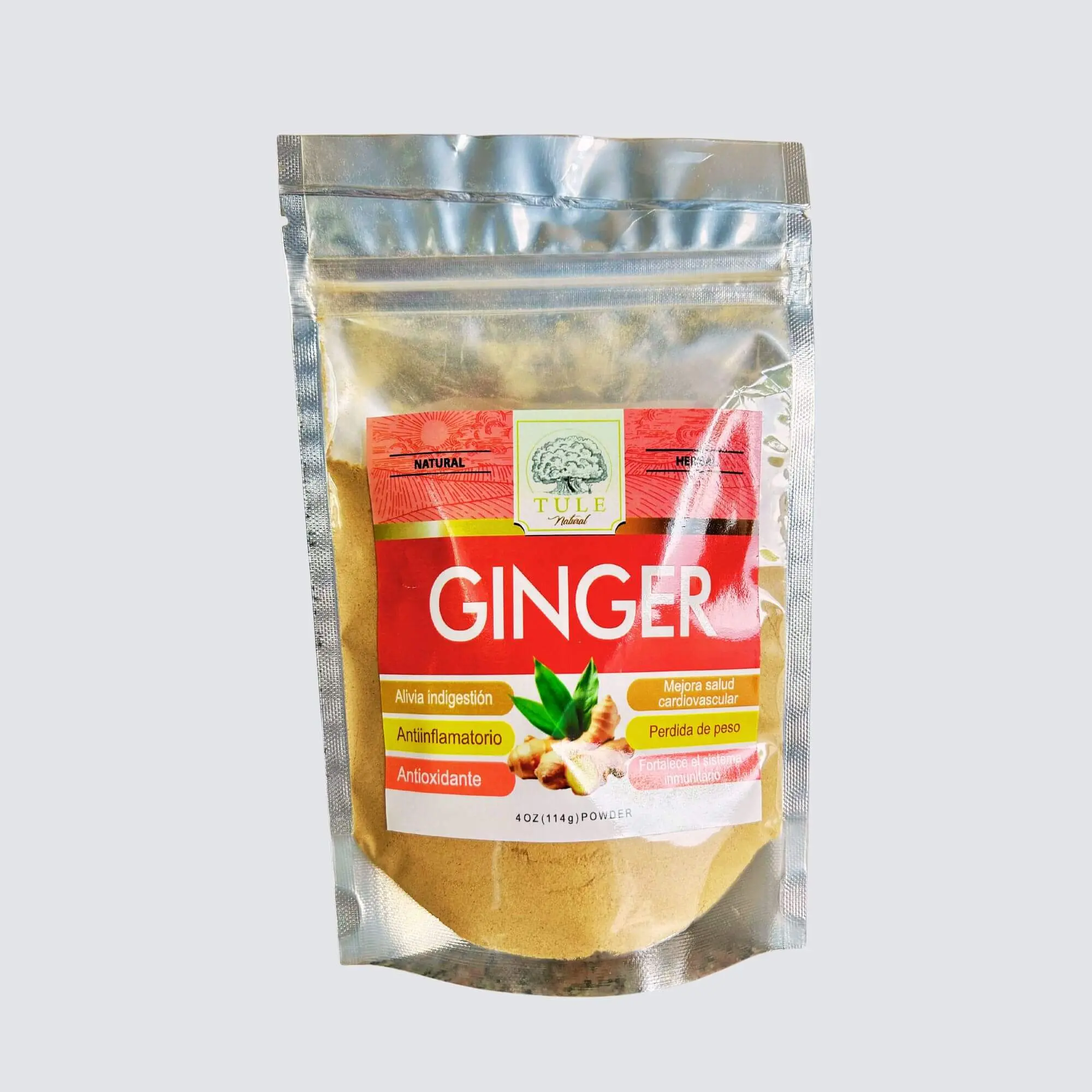 Tule Natural Ginger Powder 4 oz Bag