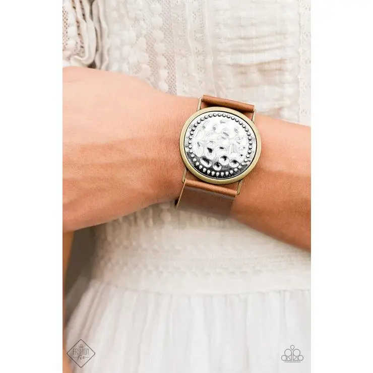 Hold On To Your Buckle -Leather Bracelet