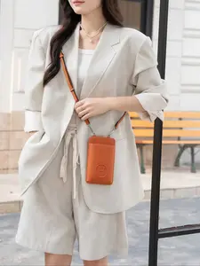 Trendy Letter Print Mini Crossbody Bag for Women, Multiple Colors Available, Fashionable Phone Pouch, Versatile Commute Style