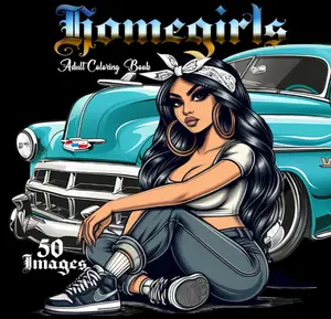 Homegirls Adult Coloring Book