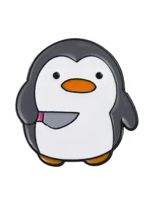 Cartoon Penguin Enamel Pin Badge Chick Knife Animal Cute Brooch Jewelry Women Lapel Backpack Gift Wholesale
