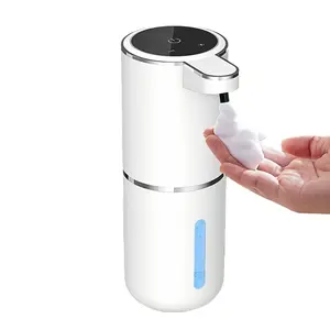 Smart Sensor Foaming Soap Dispenser, Auto Foam/liquid Distributor, Adjustable Release Dispenser, 4 Adjustable Settings, Wall-Mounted, Ipx5 Waterproof, 380ML Capacity, USB Charging, Bathroom