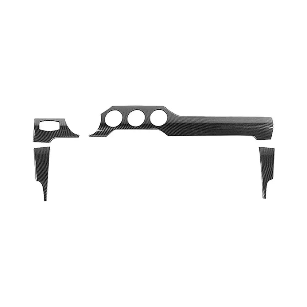 Center Console Panel Cover Trim for Ford Mustang, ABS Material, Carbon Fiber Look, Perfect Fit for 2015-2023 Models, Easy Installation, Car Dashboard Interior Decoration Car Interior Accessory, Car Interior Accessories