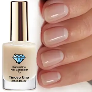 Tinovo Uno 3PCS-12ML Nail Strengthener, Nail Serum, Natural Dry Formula, No Lamp Needed, Enhances Shine, Daily Nail Care, Stronger Healthier Nails, Glossy