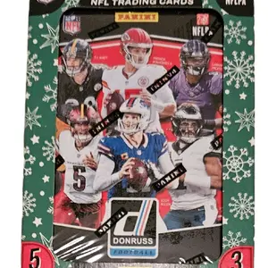 2025 Panini Donruss Football Factory Sealed Holiday Tin SHIPS SEALED