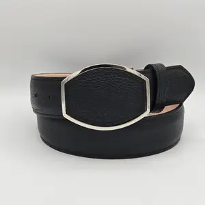 Denver Deer Print Belt  Black