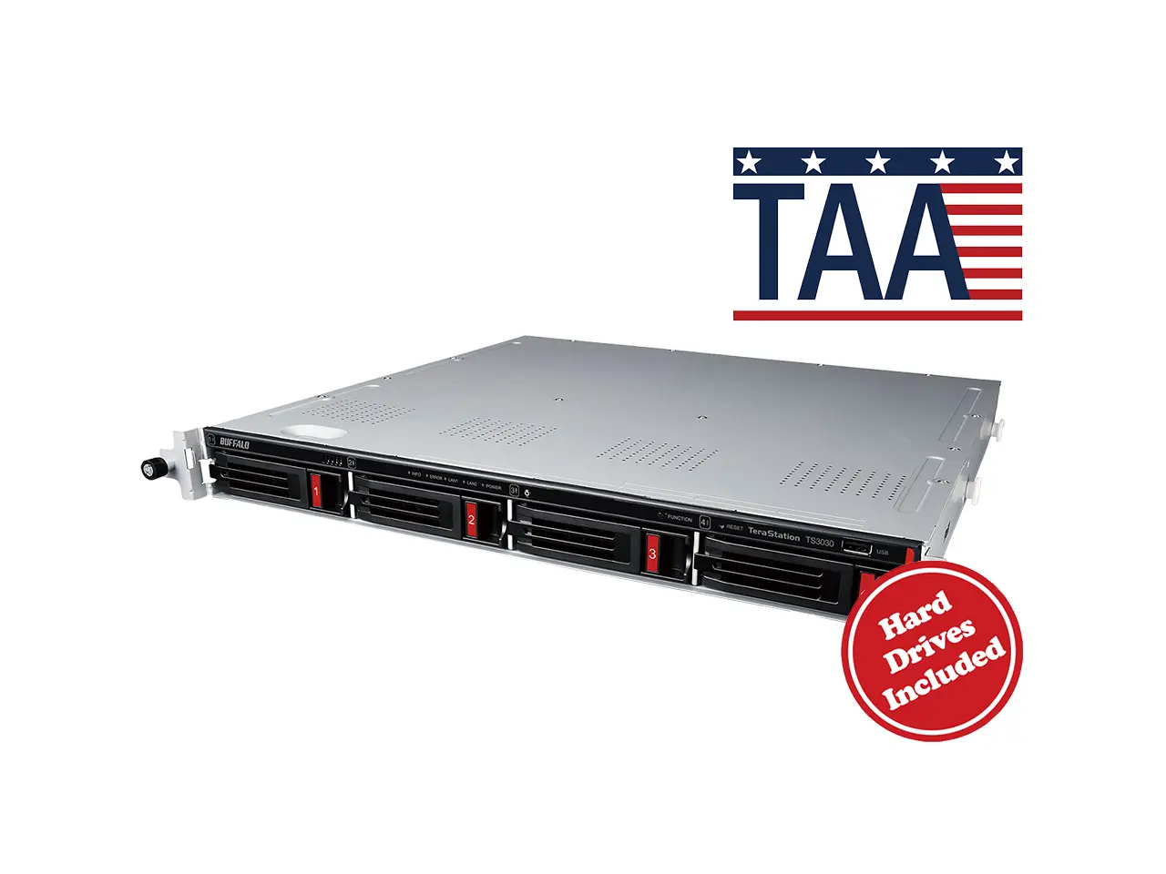 BUFFALO TS3430RN0402 4TB (2 x 2TB) Network Storage