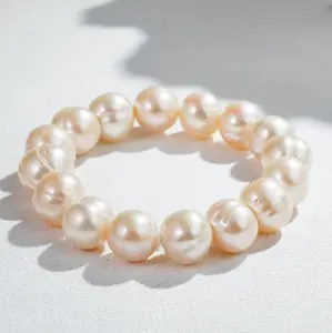 C73-19 11-13mm Pearl Bracelet Fresh Water Pearls Elegant Jewelry for Women for birthday/anniversary/holiday /retirement/ graduation presents