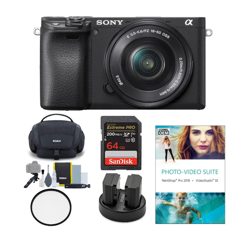 Sony Alpha a6400 Essentials Bundle Sony Alpha a6400 Essentials Bundle