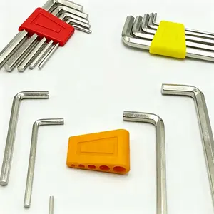 Ultra Strong EXTRA LONG Hex Key Set 5PCS  2–6mm Zinc Alloy Allen Wrenches | No-Slip Flat Head Design for Professional Repair & DIY