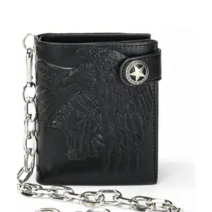 Men's Vintage Eagle Embossed Short , Business Multi  Slot , 2026 Casual Trendy  for Work & Daily Use, Stylish la Wallet