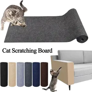 Cat Scratching Mat Self Adhesive Furniture Protector for Sofa Anti Scratch Trimmable Carpet Pad Cat Supplies Home Pet Accessories