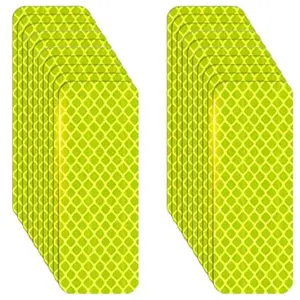 High Visibility Reflective Safety Patch Set, 30 Pack, Hook and Loop Fastener, Accessory for Clothing-Jackets-Hats-Backpacks-Vests-Dog Harnesses