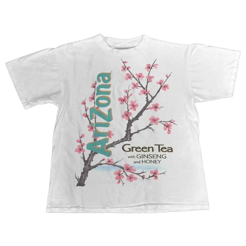 The Vintage Arizona Green Tea Cherry Blossom Shirt, Gift For Woman, Gift For Men, Womenswear Top Underwear Streetwear, Trending Shirt